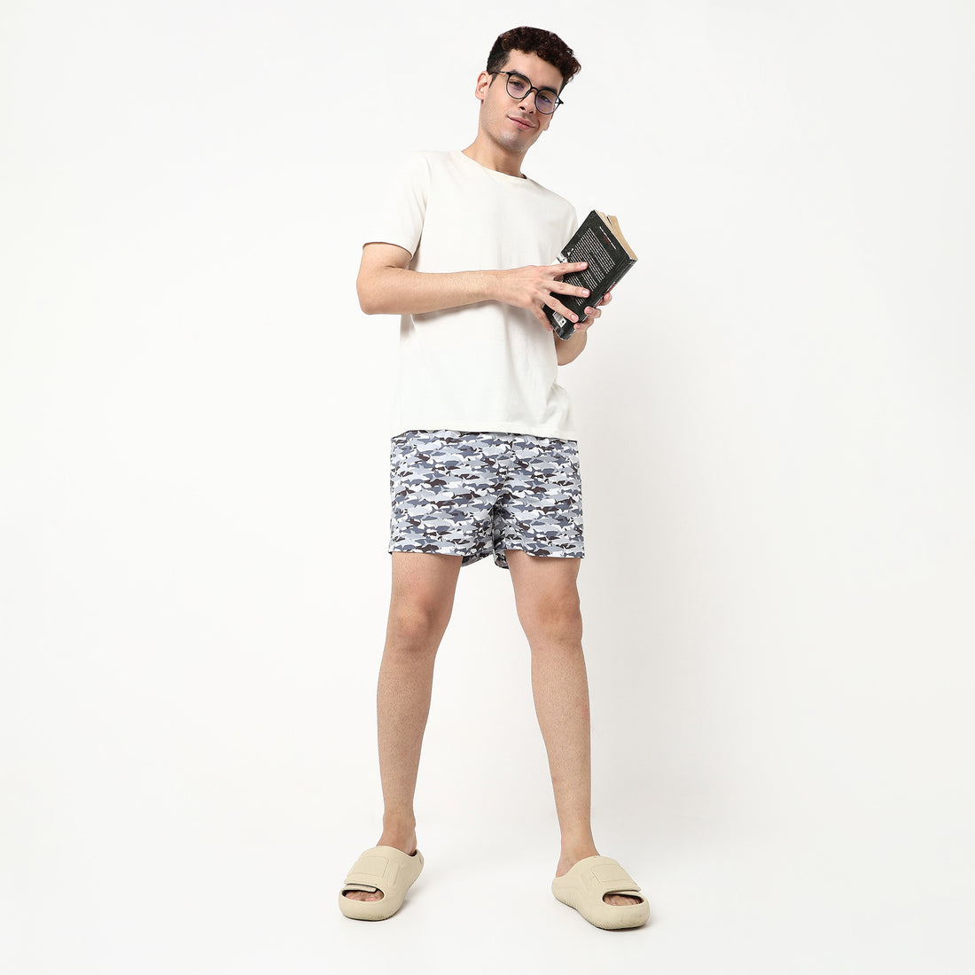 Cotton Printed Shorts