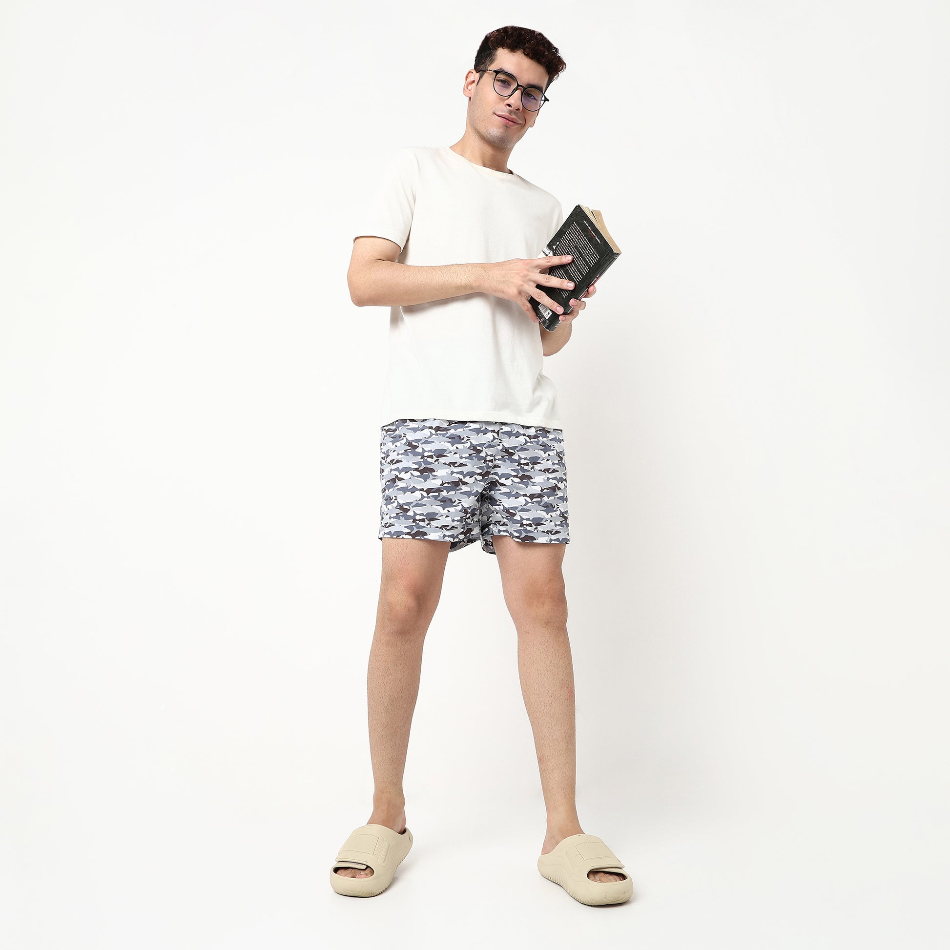 Cotton Printed Shorts