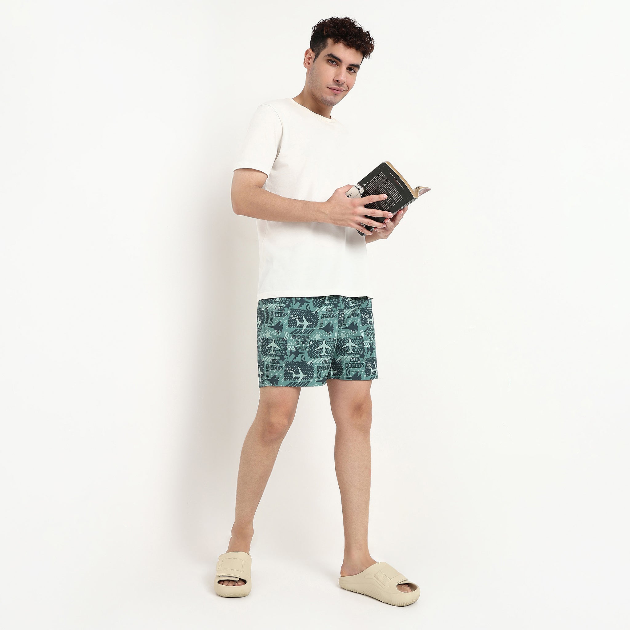 Cotton Printed Shorts