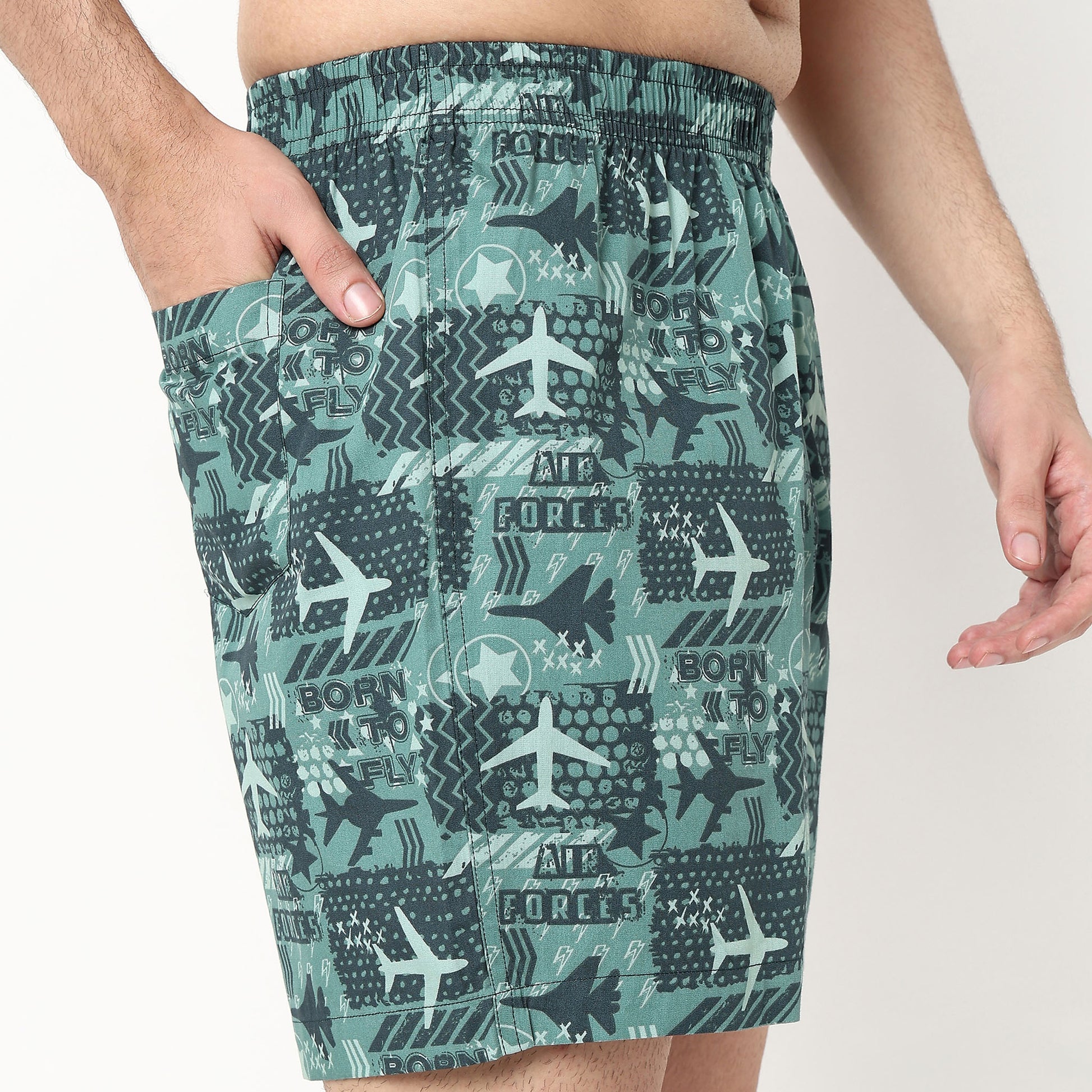 Cotton Printed Shorts