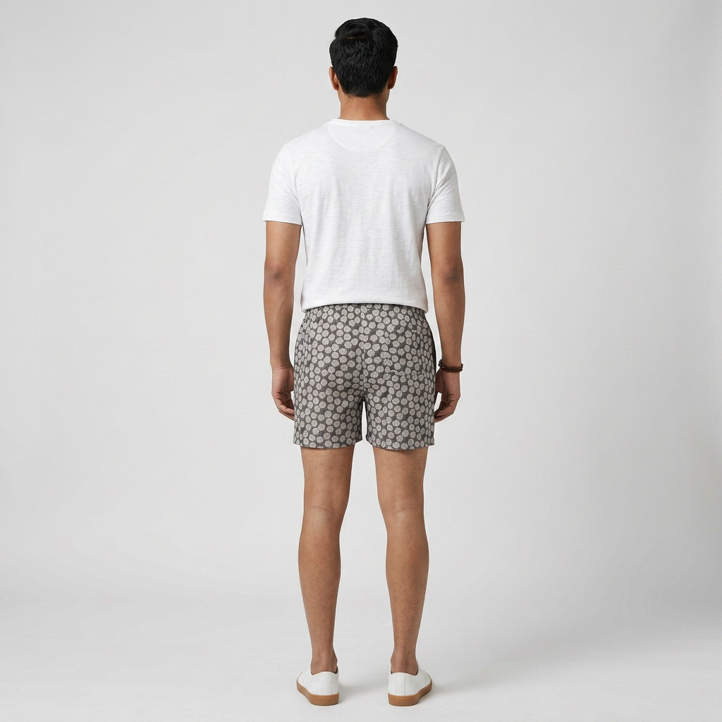 Cotton Printed Lounge Shorts