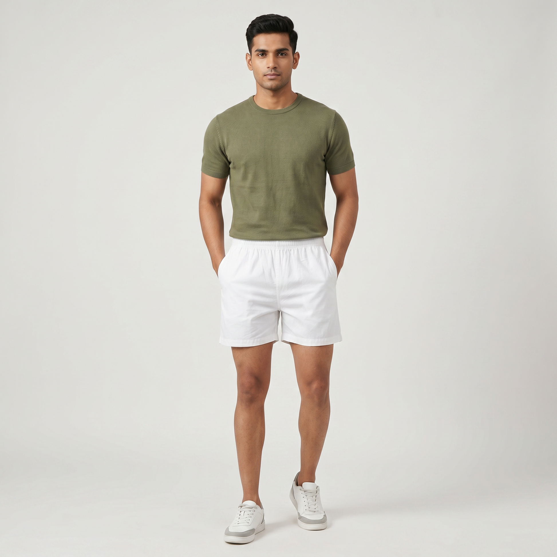 Cotton Solid Boxer Shorts
