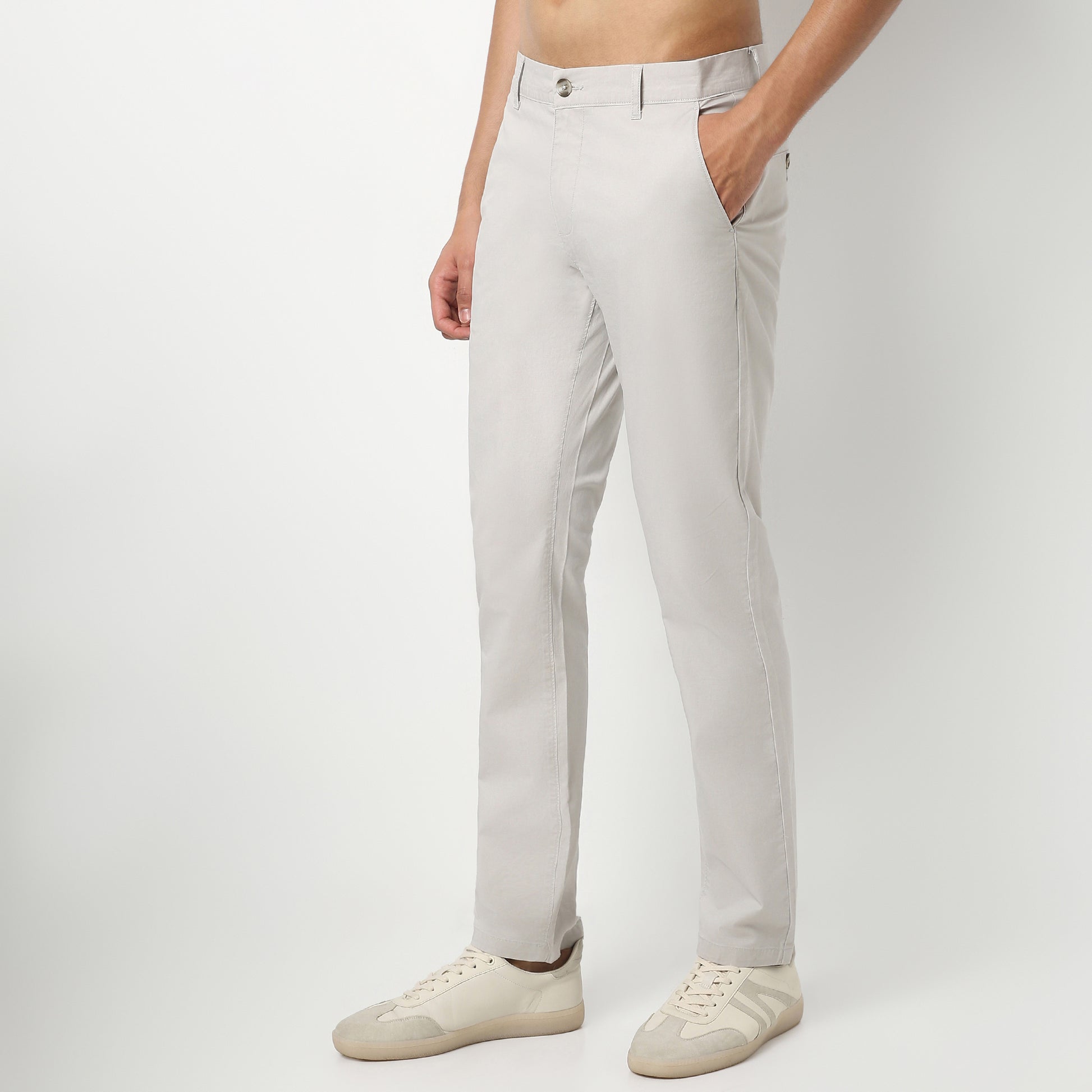 Solid Ankle Length Elemental Chinos