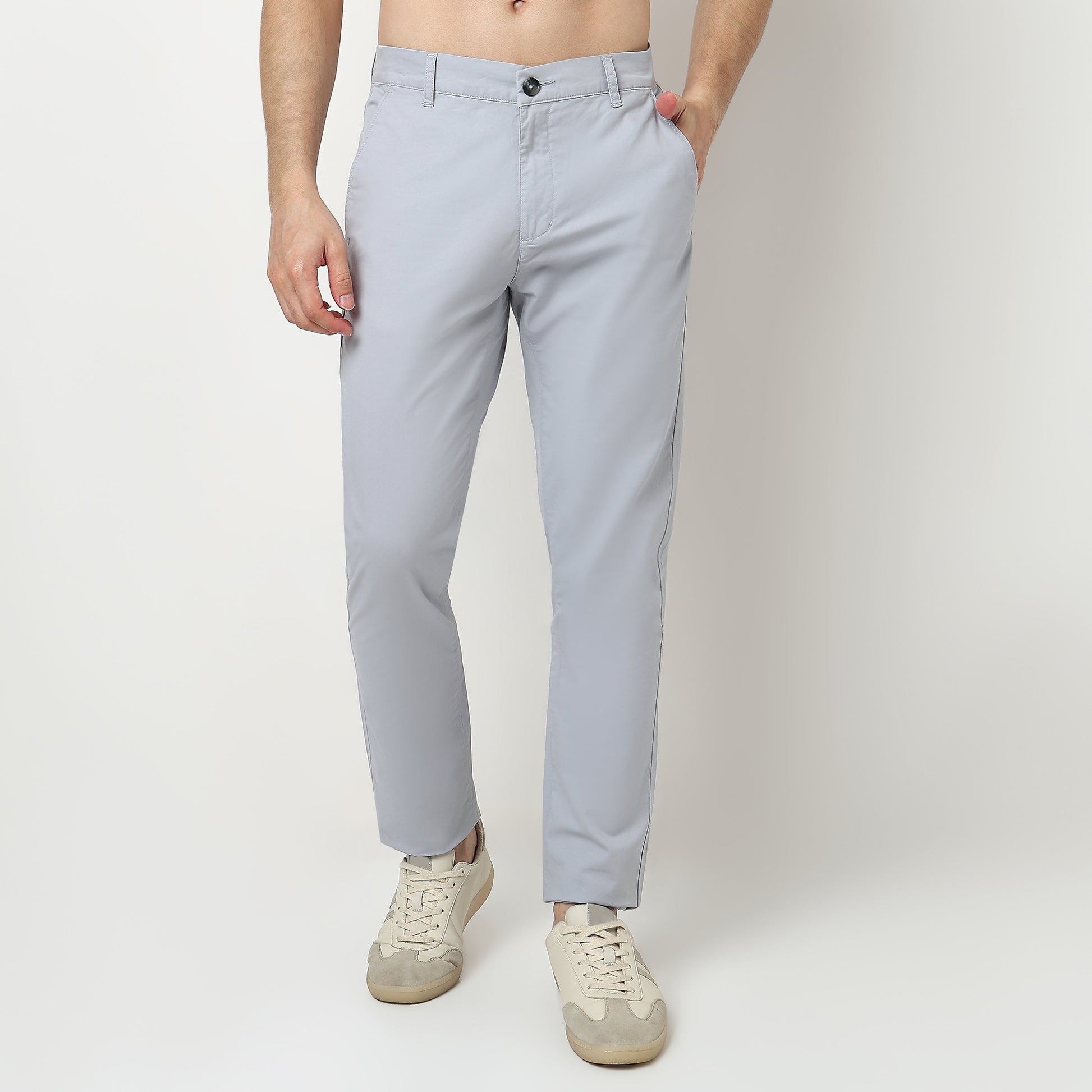 Solid Ankle Length Elemental Chinos