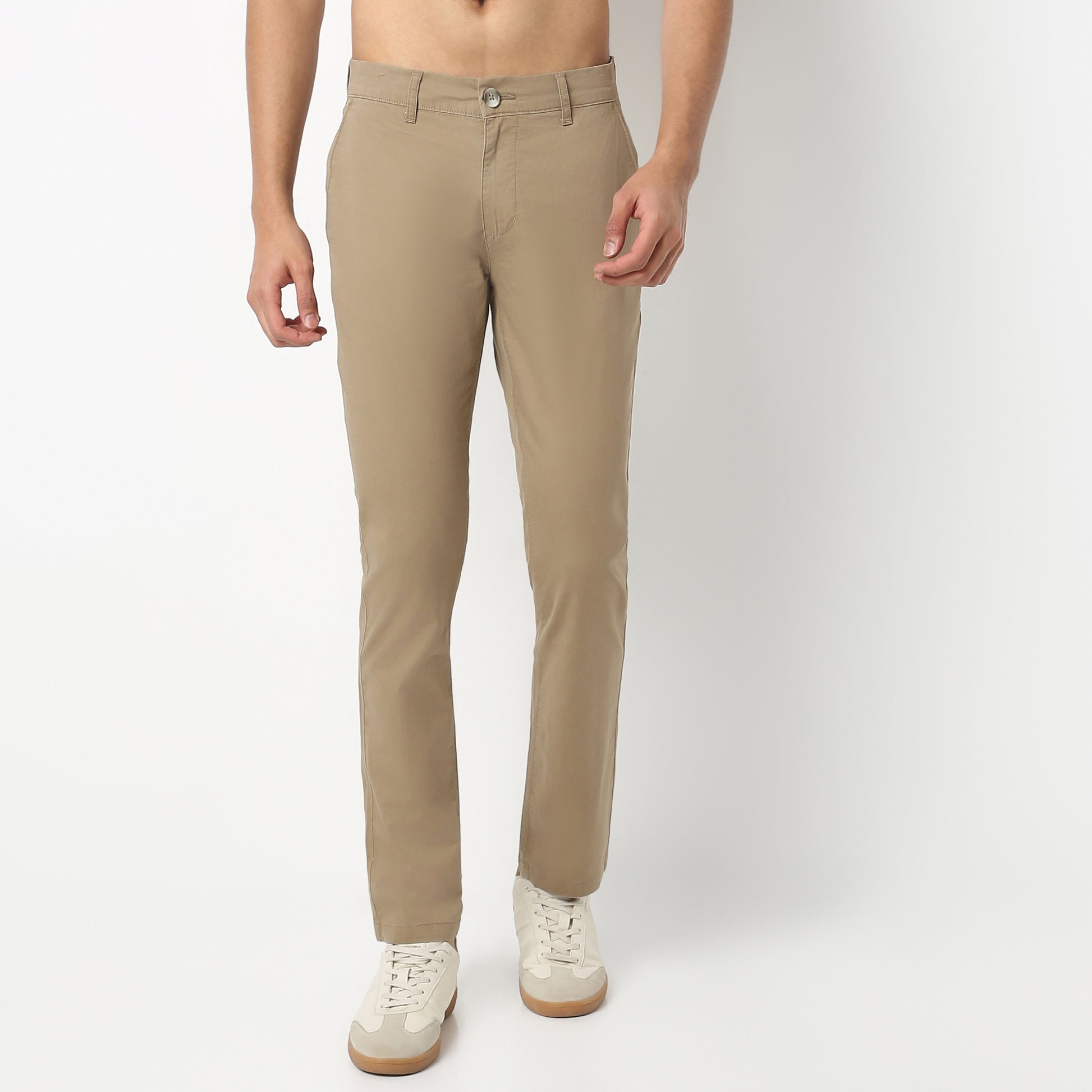 Solid Ankle Length Elemental Chinos