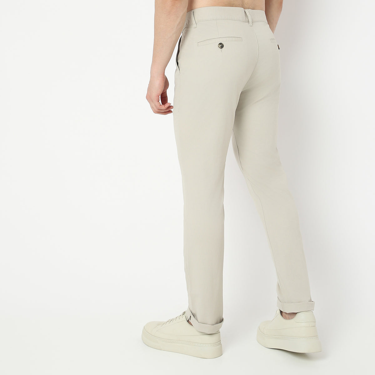 Solid Ankle Length Elemental Chinos