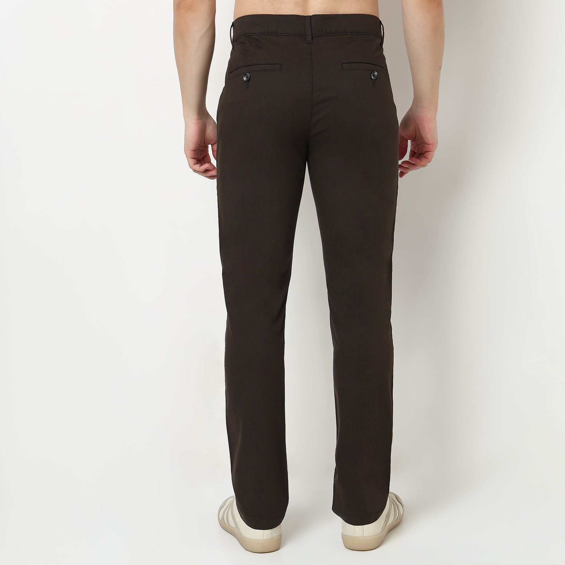 Solid Ankle Length Elemental Chinos