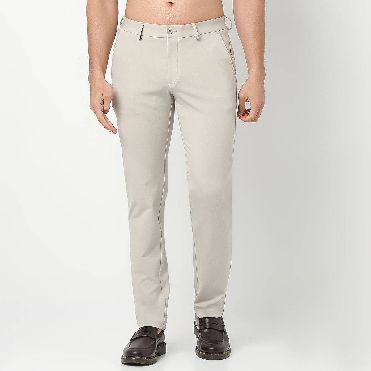 Cooltek Pants - Elastic, Shape Retaining, Cooling Sensation Enabled,  Wrinkle Resistant