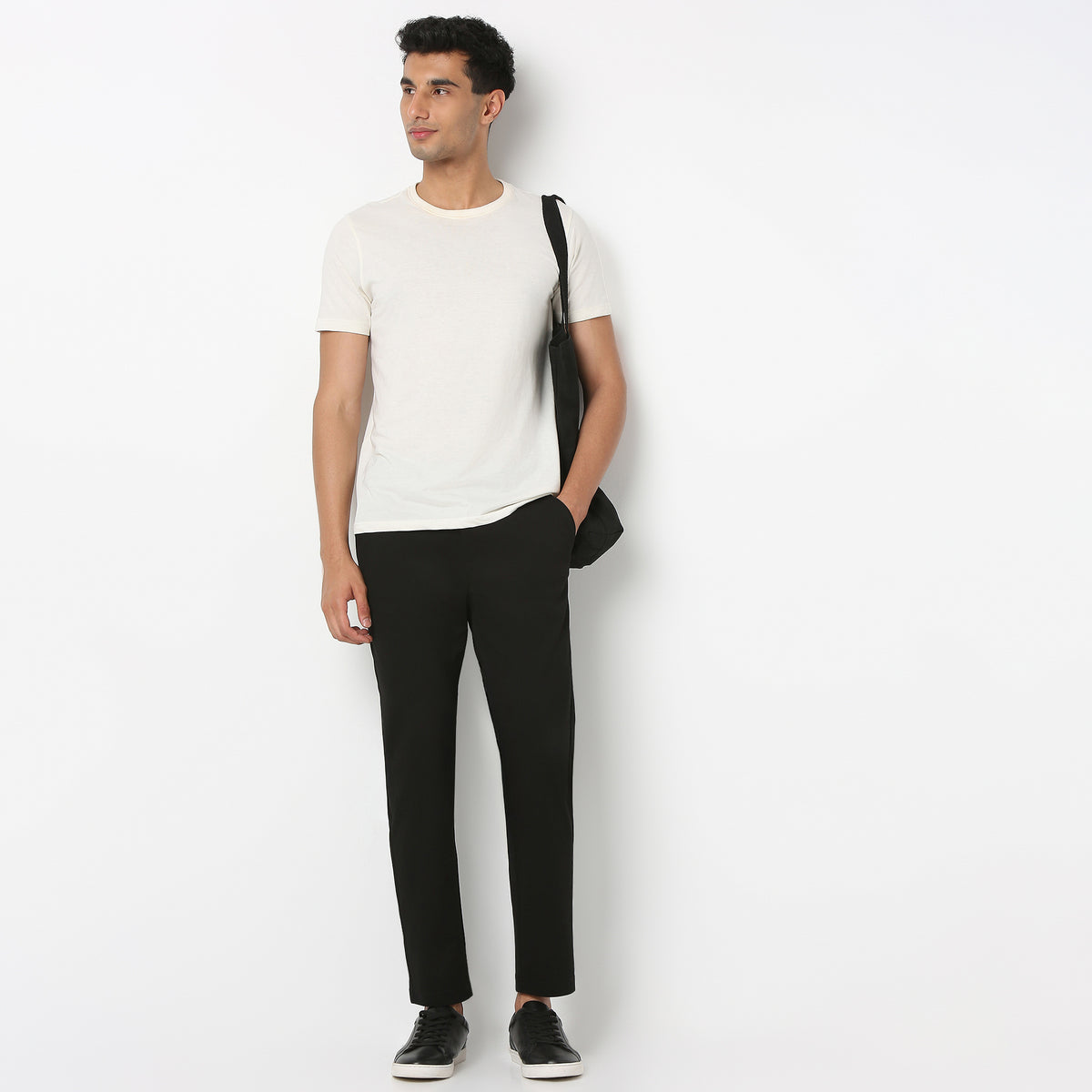 Ankle Length Knit Crop Chinos - Ulitimate Comfort - 4 Way Stretch & Flexibility