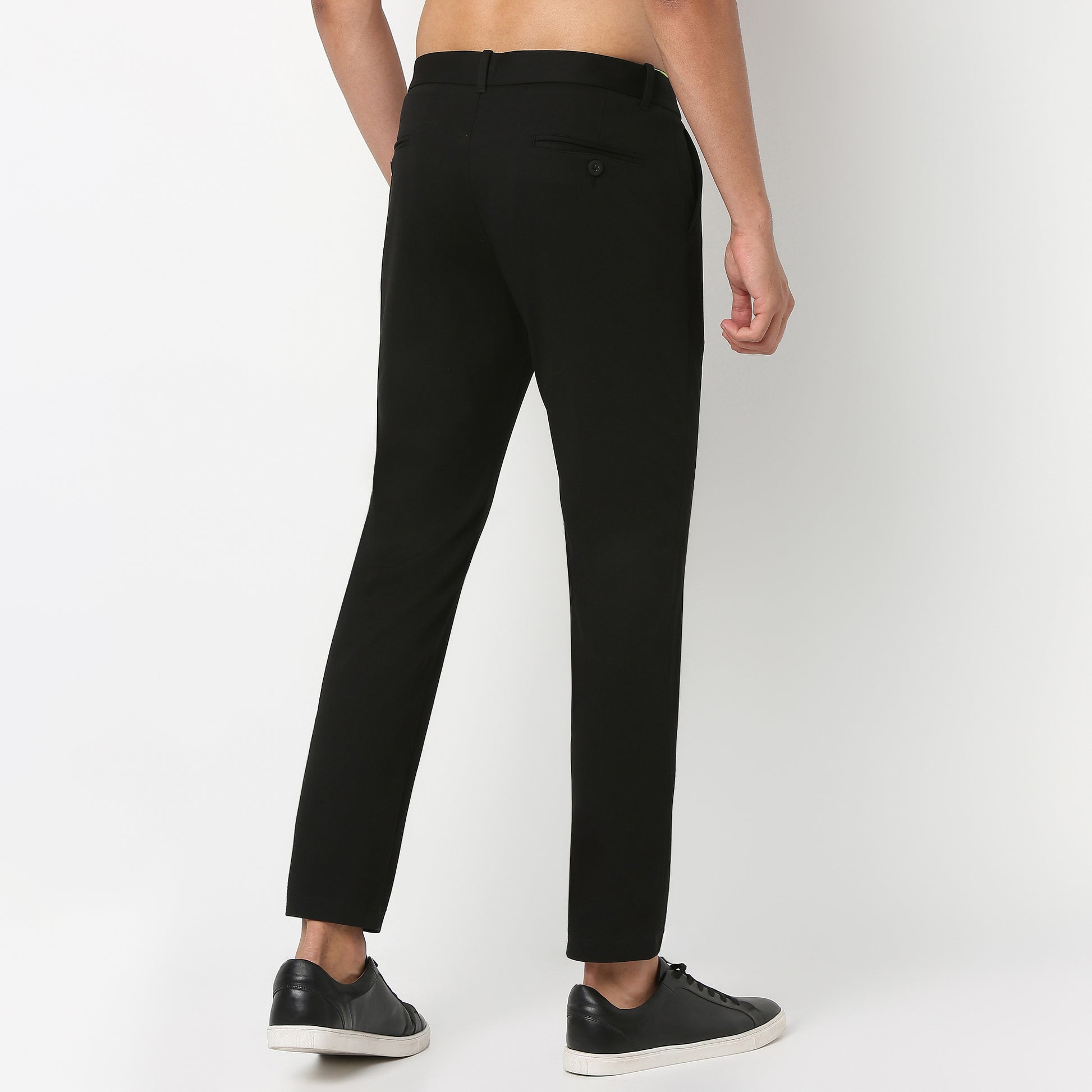Ankle Length Knit Crop Chinos - Ulitimate Comfort - 4 Way Stretch & Flexibility