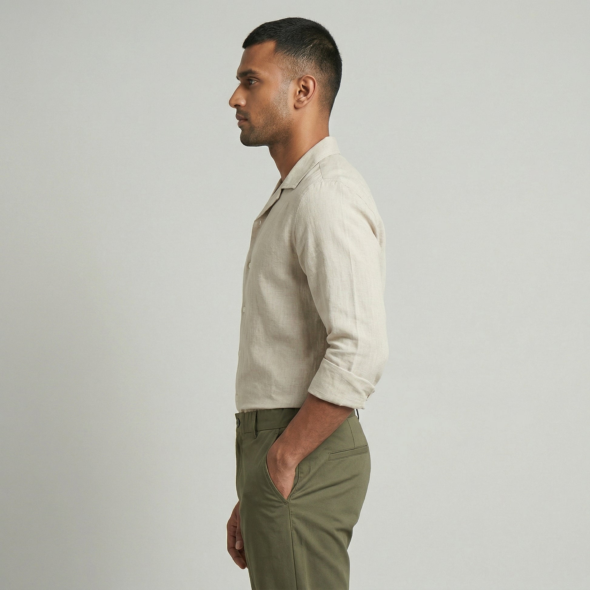 Ankle Length Smart Chinos