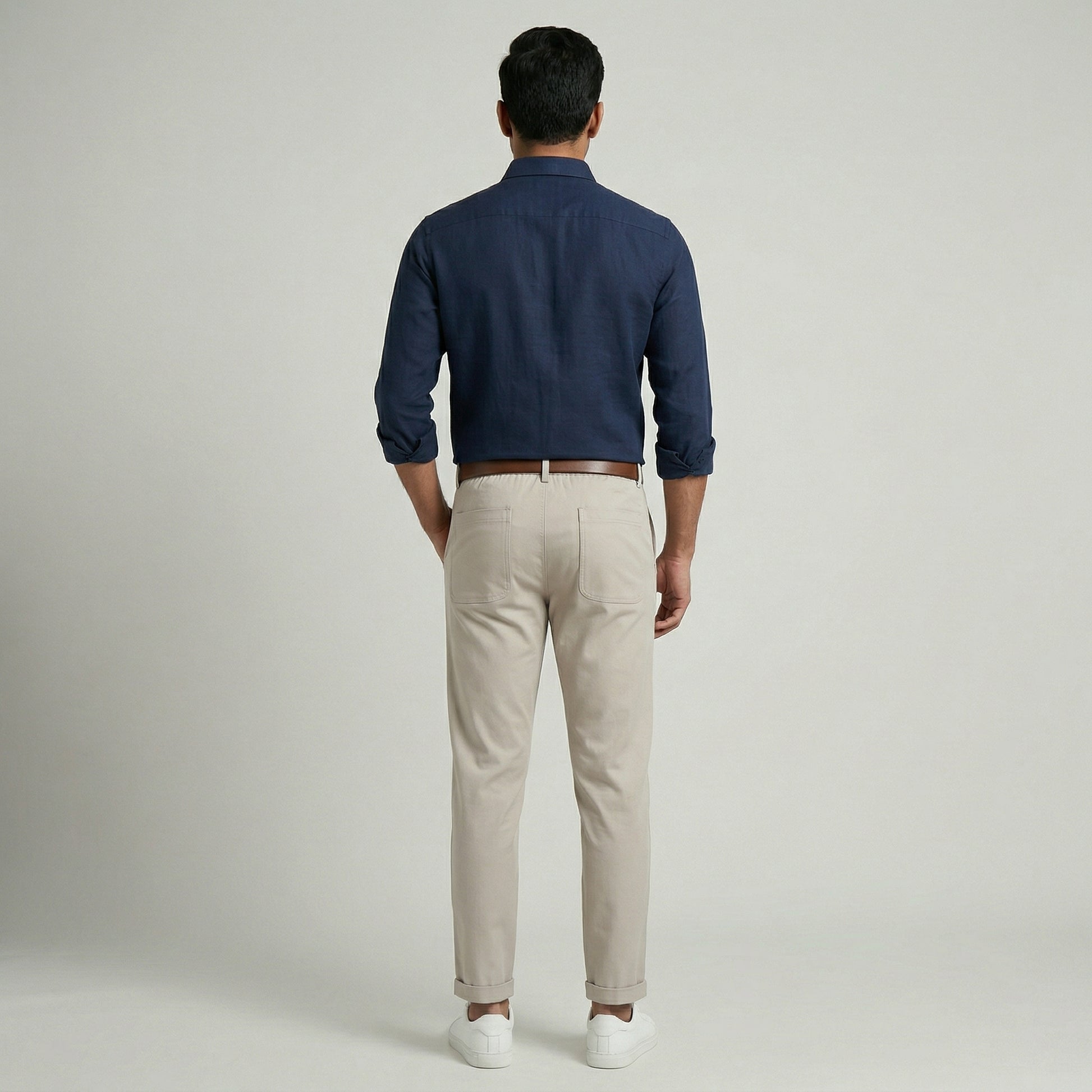 Ankle Length Smart Chinos