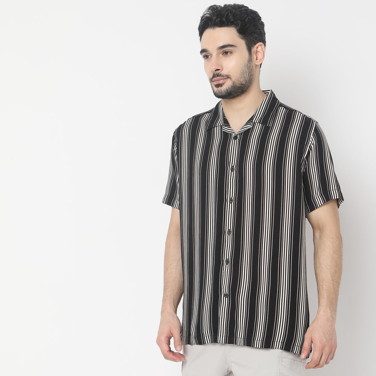 Regular Fit Striped Shirt