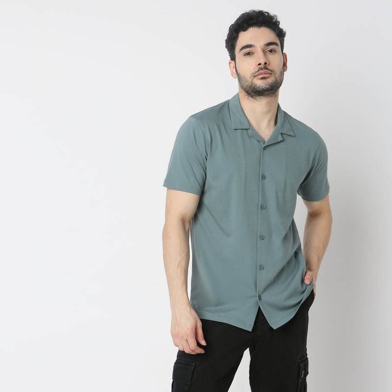 Regular Fit Structured Shirt