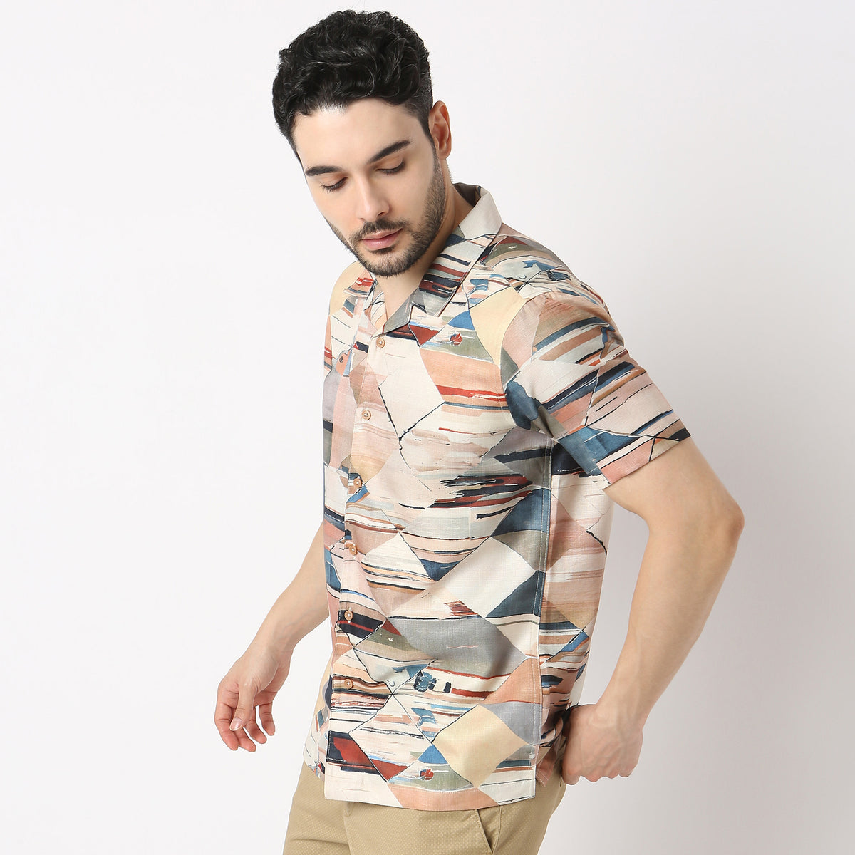 Regular Fit Printed Retreat Shirt