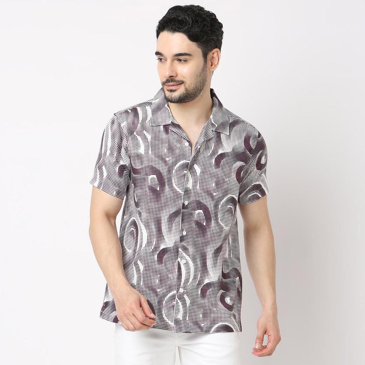 Regular Fit Printed Retreat Shirt