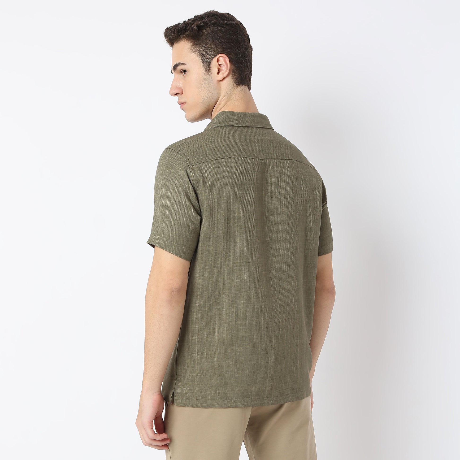 Regular Fit Camp Collar Retreat Shirt