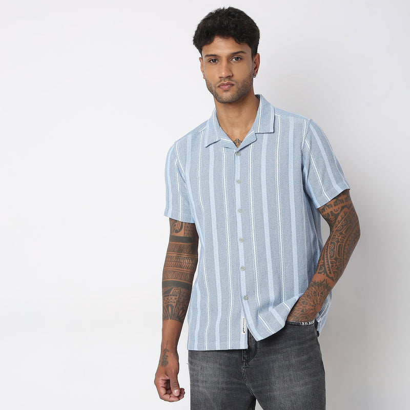 Regular Fit Striped Shirt