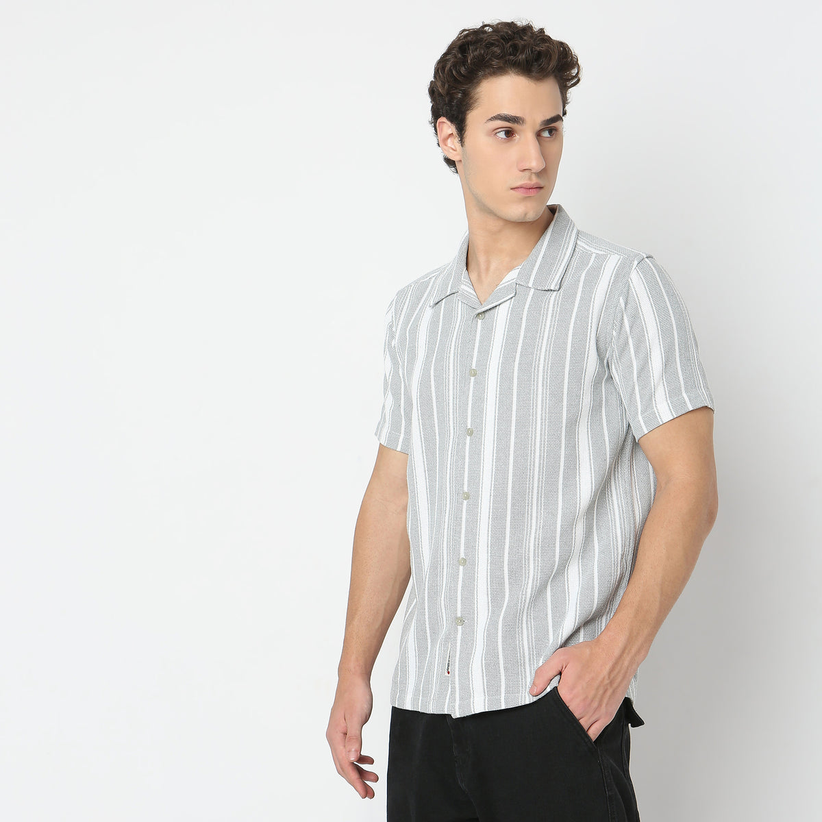 Regular Fit Striped Shirt