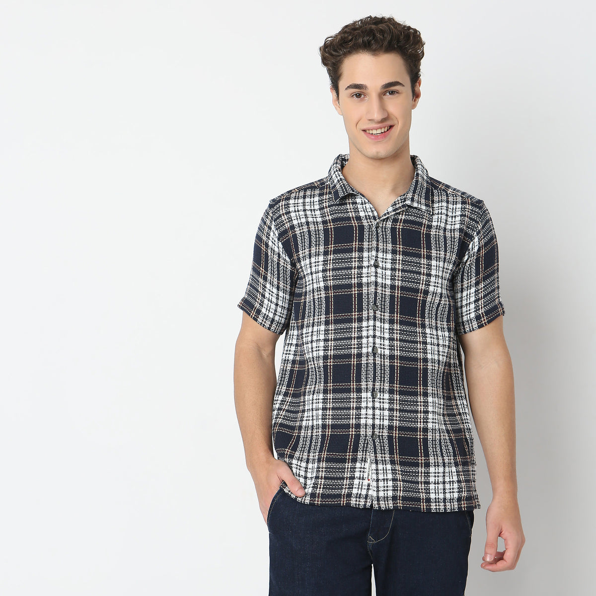 Regular Fit Checkered Shirt