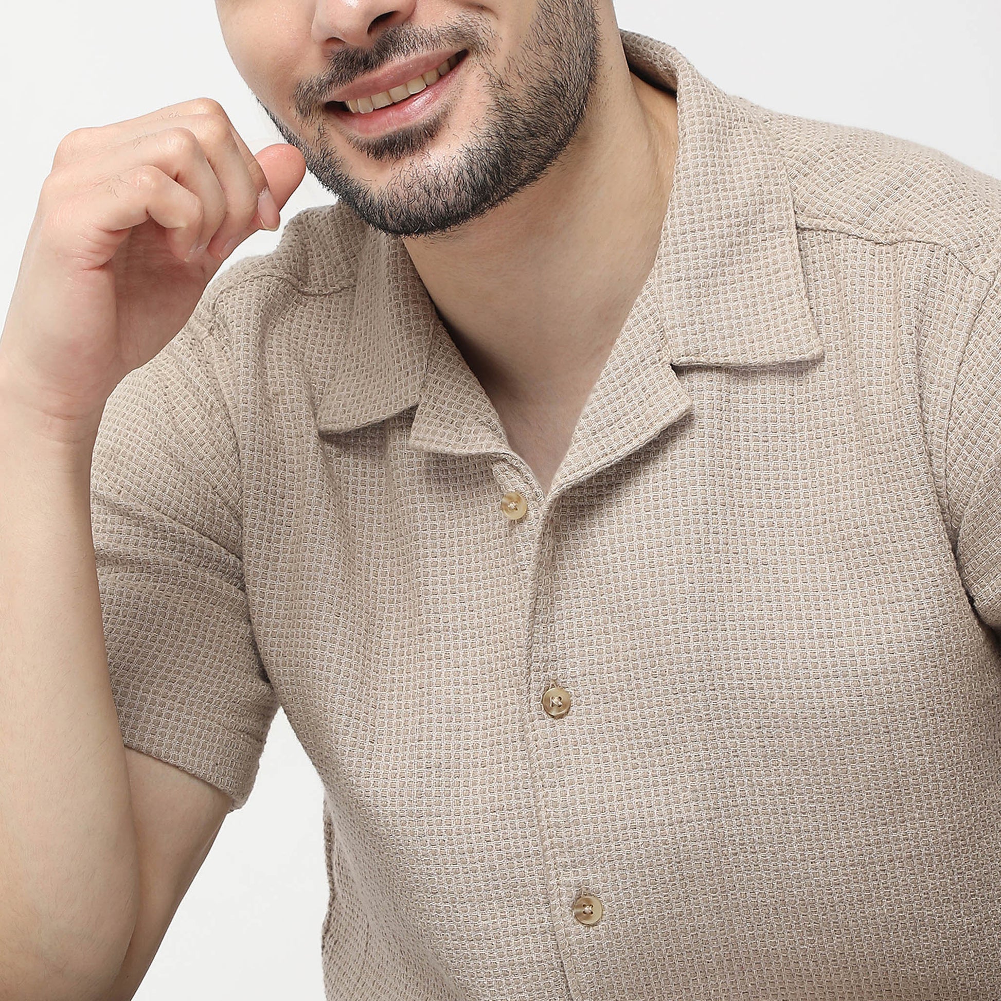 Regular Fit Structured Shirt