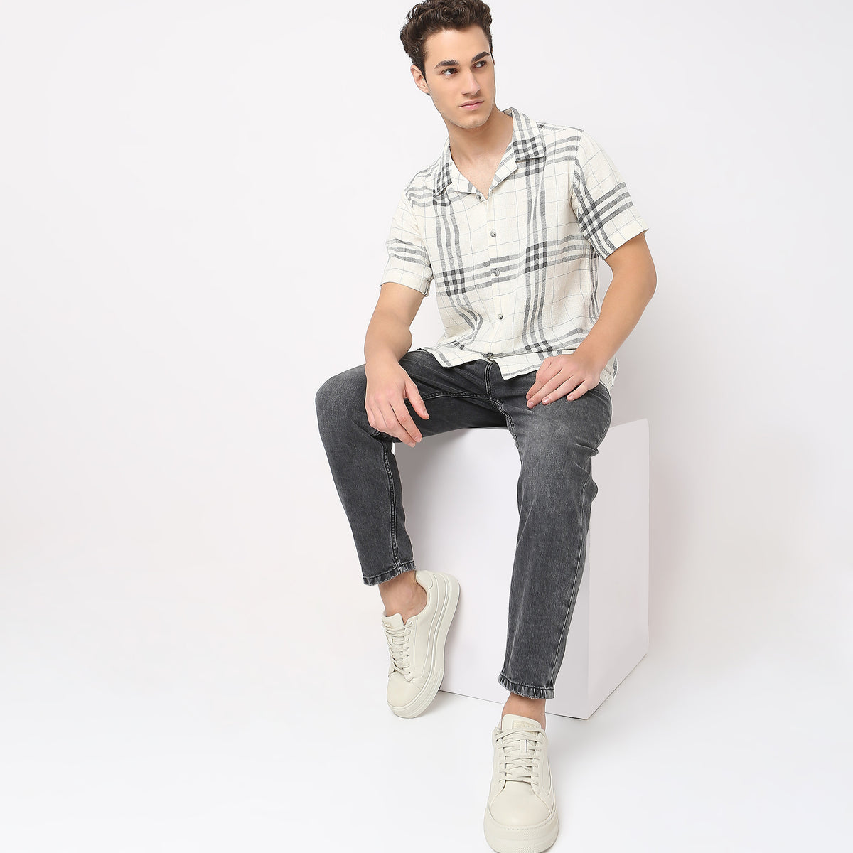 Regular Fit Checkered Shirt