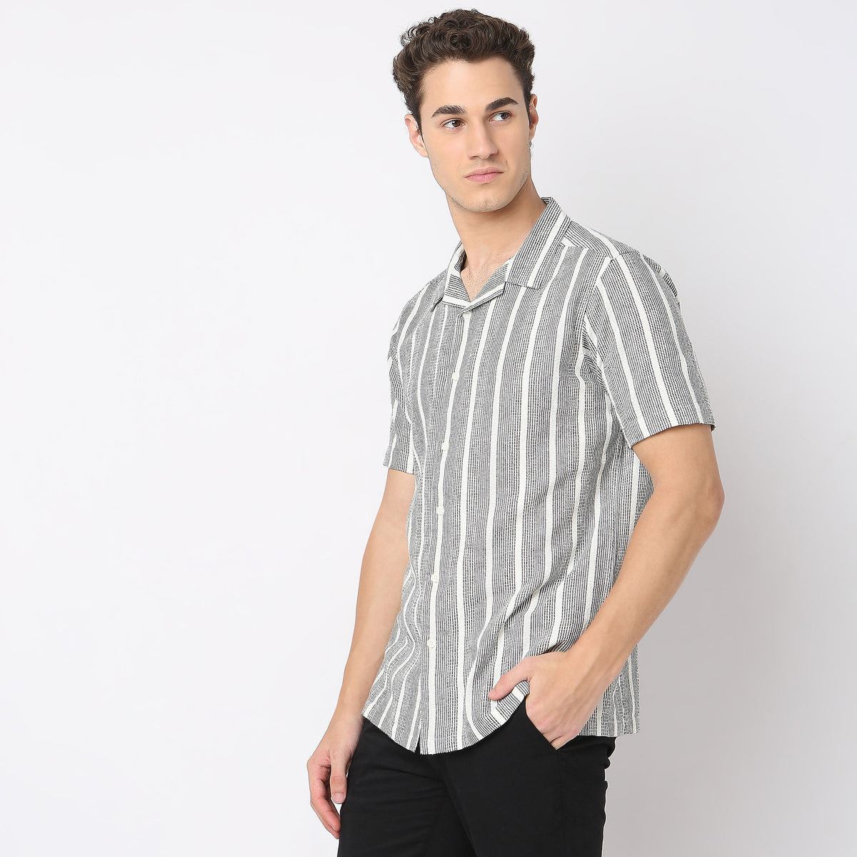 Regular Fit Striped Shirt