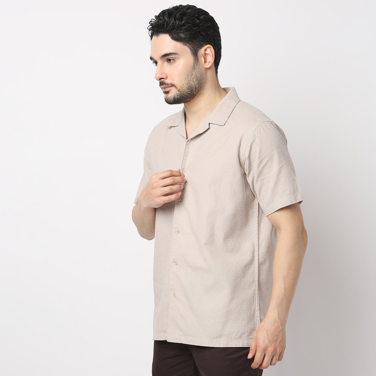 Regular Fit Structured Shirt