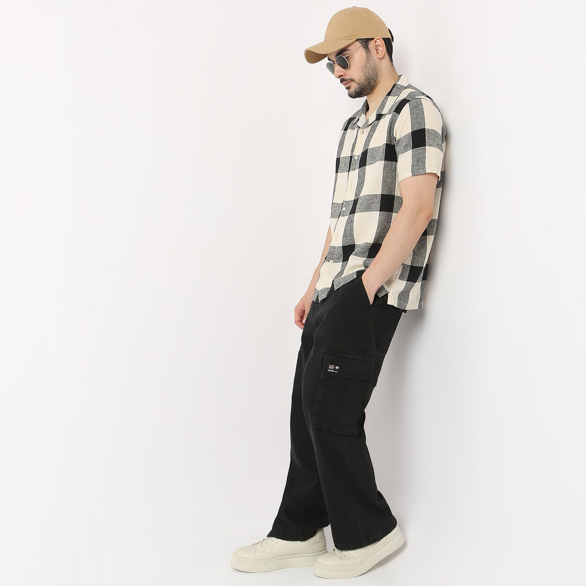 Regular Fit Checkered Mood Shirt