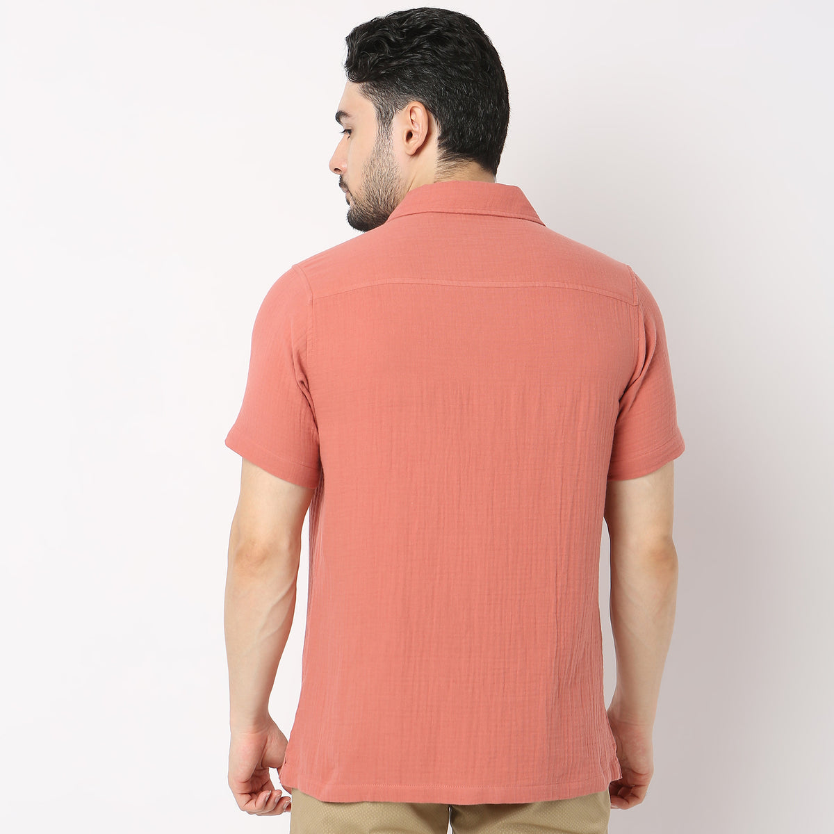 Regular Fit Solid Shirt