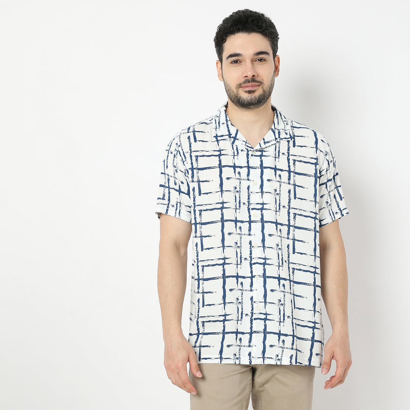 Regular Fit Printed Retreat Shirt