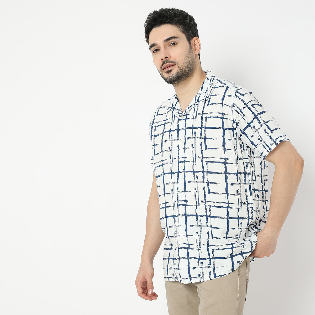 Regular Fit Printed Retreat Shirt