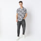 Relaxed Fit Printed Camp Collar Retreat Shirt