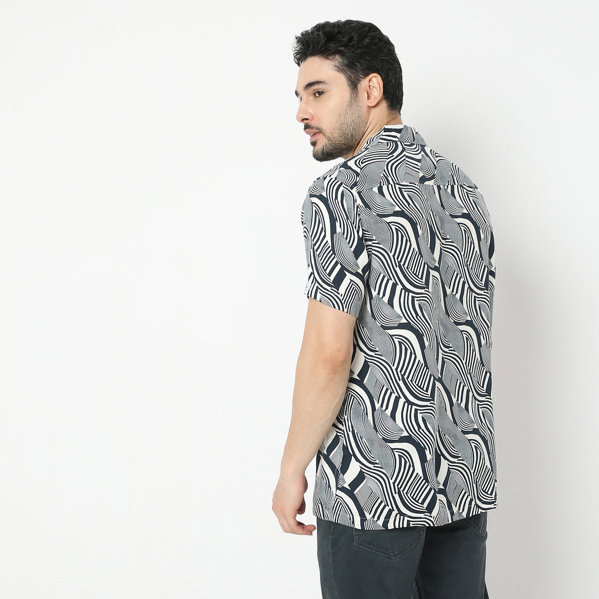 Regular Fit Printed Retreat Shirt