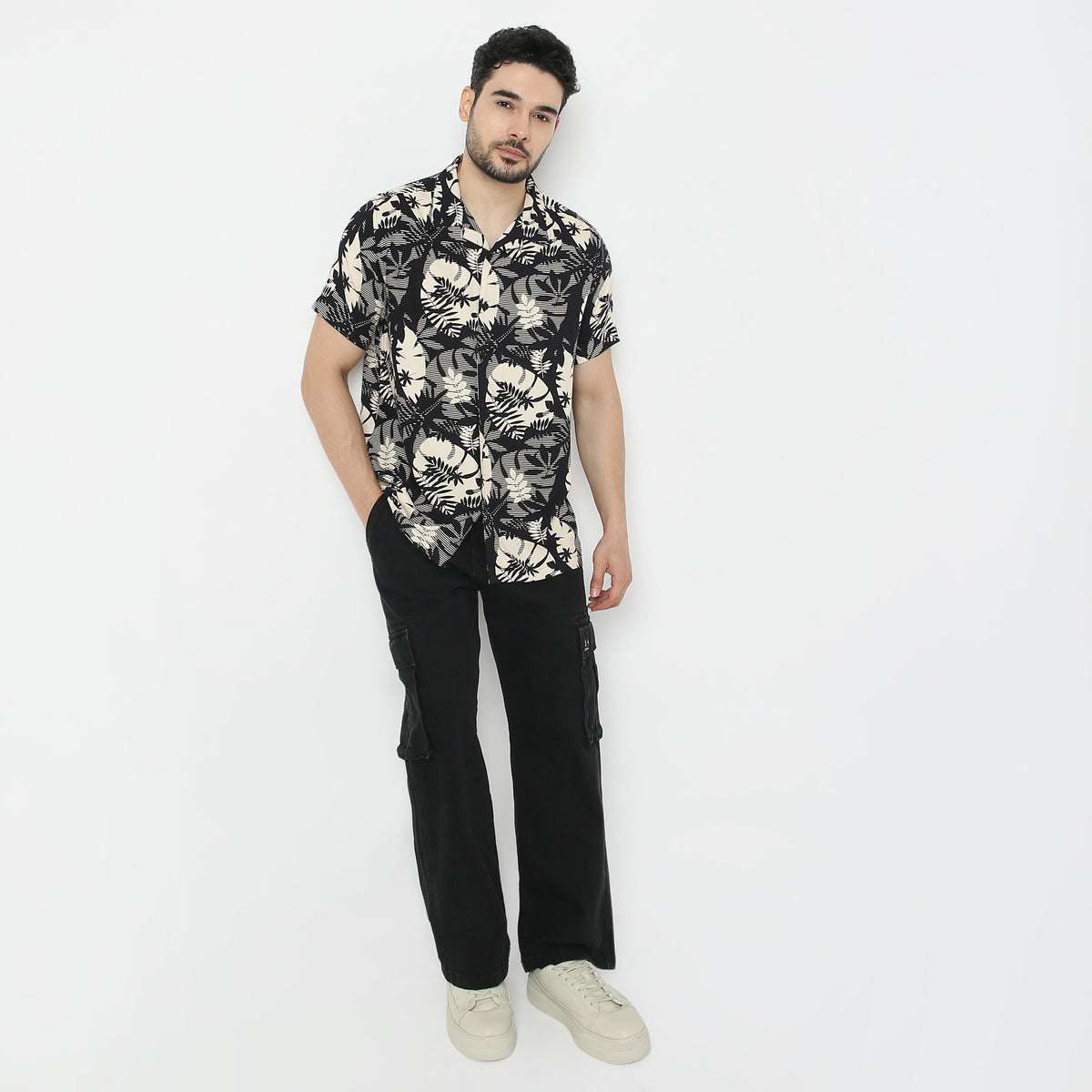 Regular Fit Printed Retreat Shirt