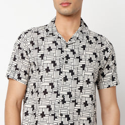 Regular Fit Printed Regular Length Shirt