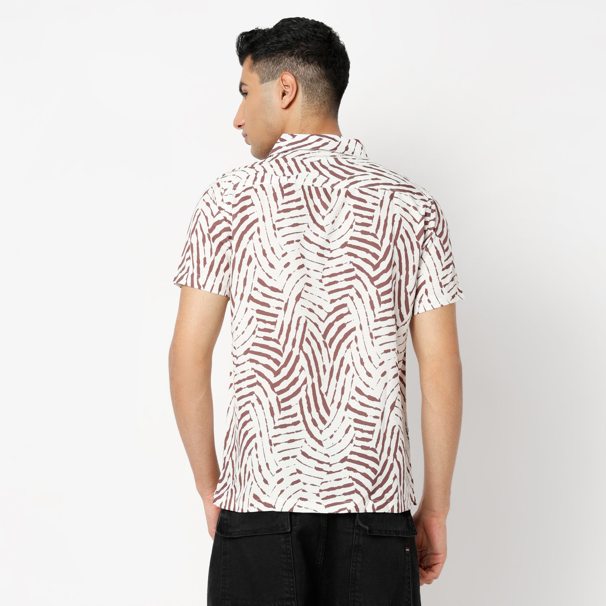 Regular Fit Printed Regular Length Shirt