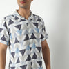 Regular Fit Printed Camp Collar Regular Length Shirt