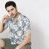 Regular Fit Printed Camp Collar Regular Length Shirt