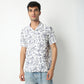Regular Fit Printed Camp Collar Regular Length Shirt