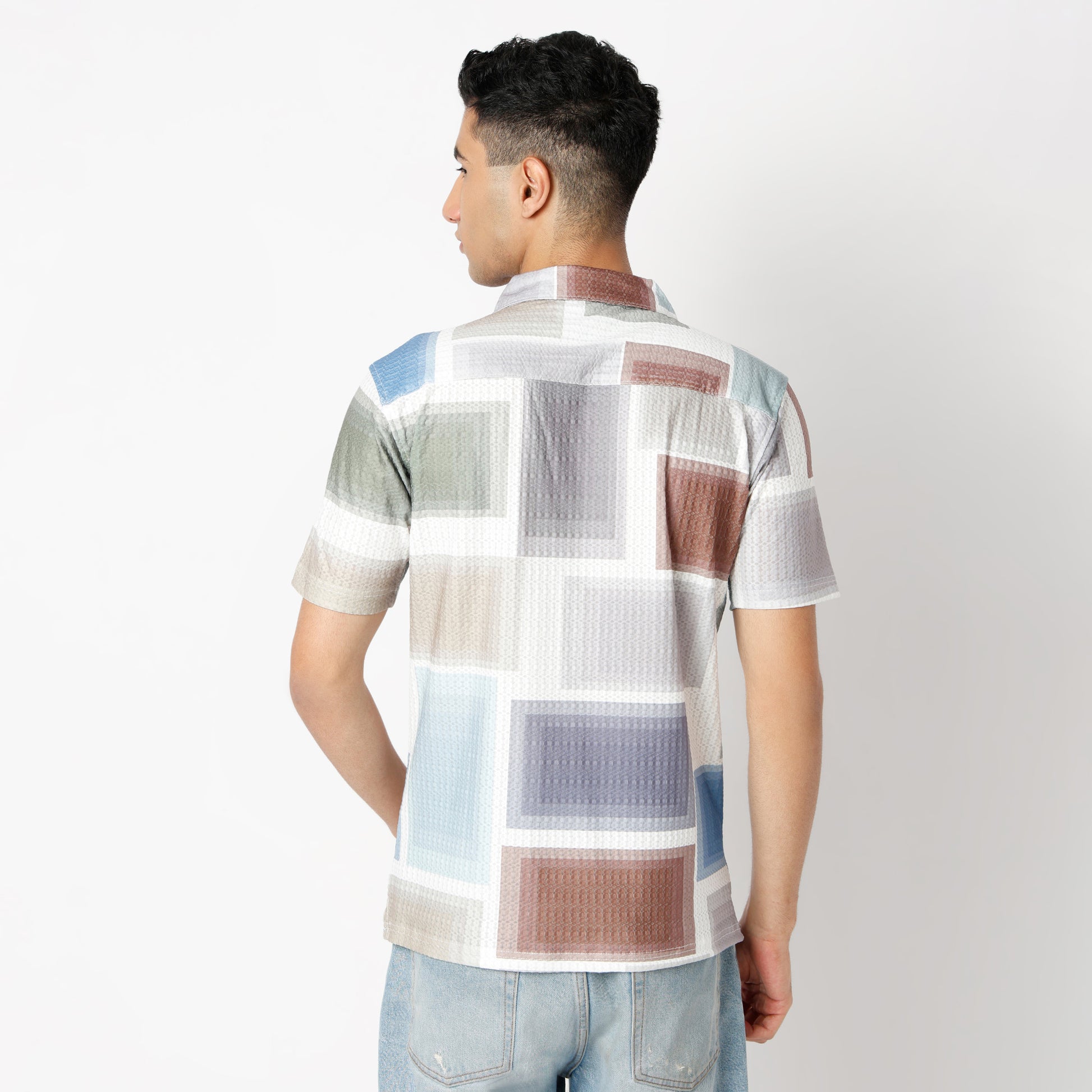 Regular Fit Printed Regular Length Shirt