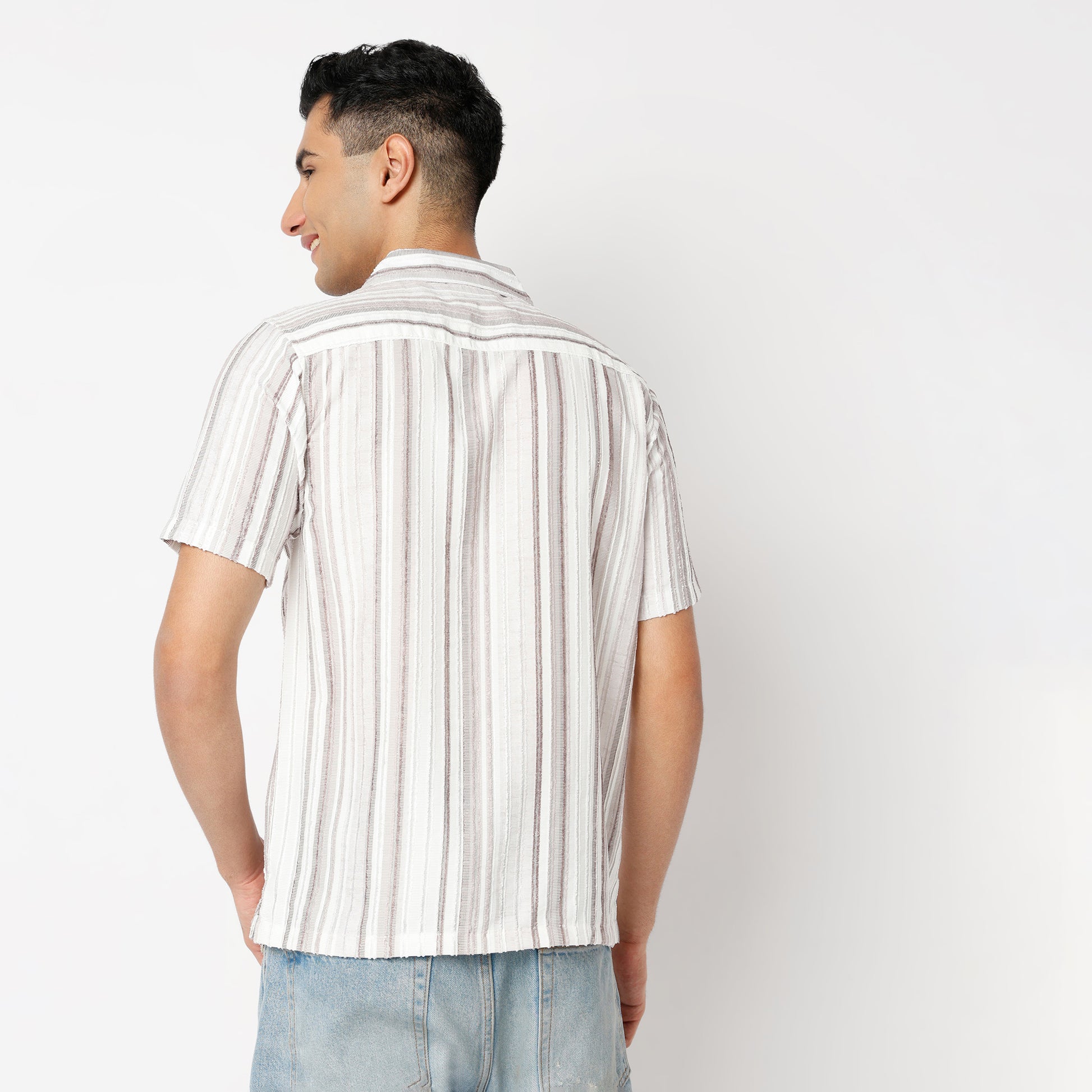 Regular Fit Printed Regular Length Shirt