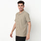 Polyester Structured Knit Shirt