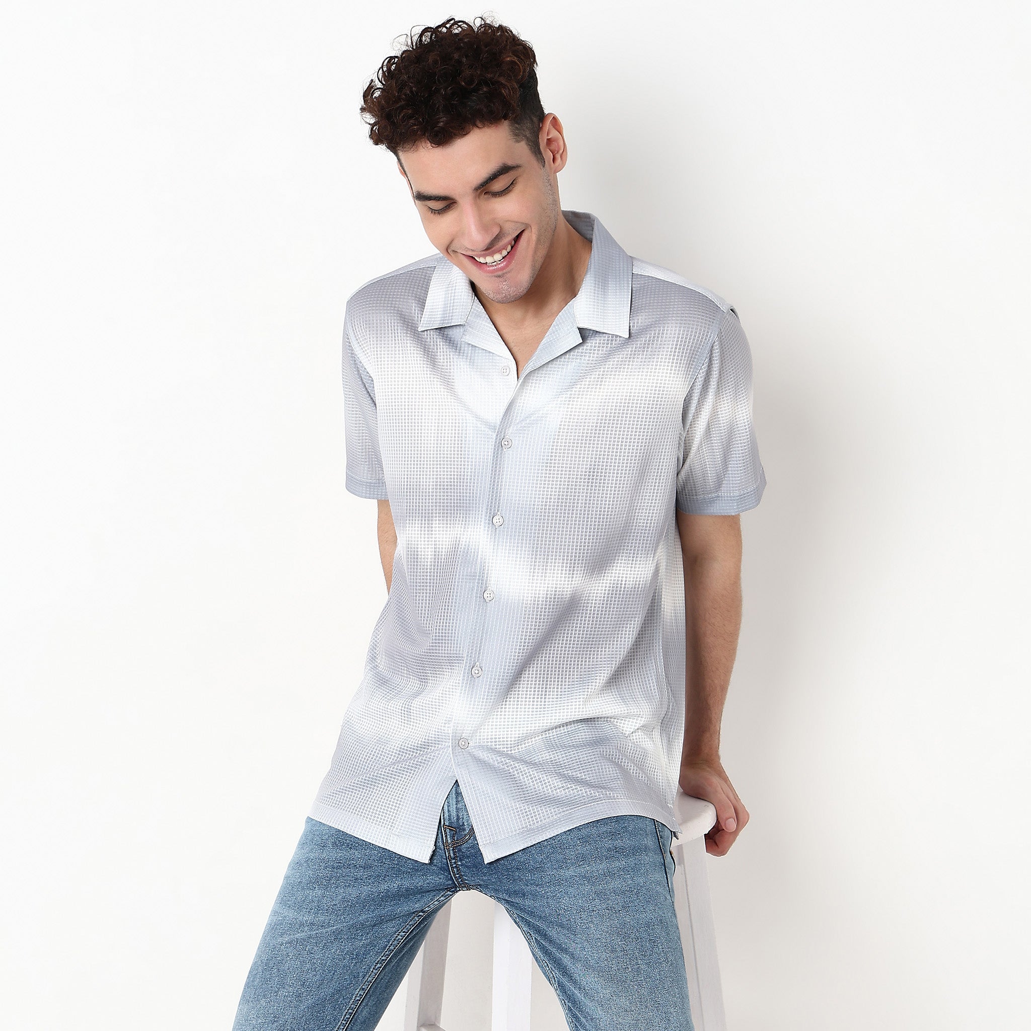 Cotton Fabric Printed Shirt