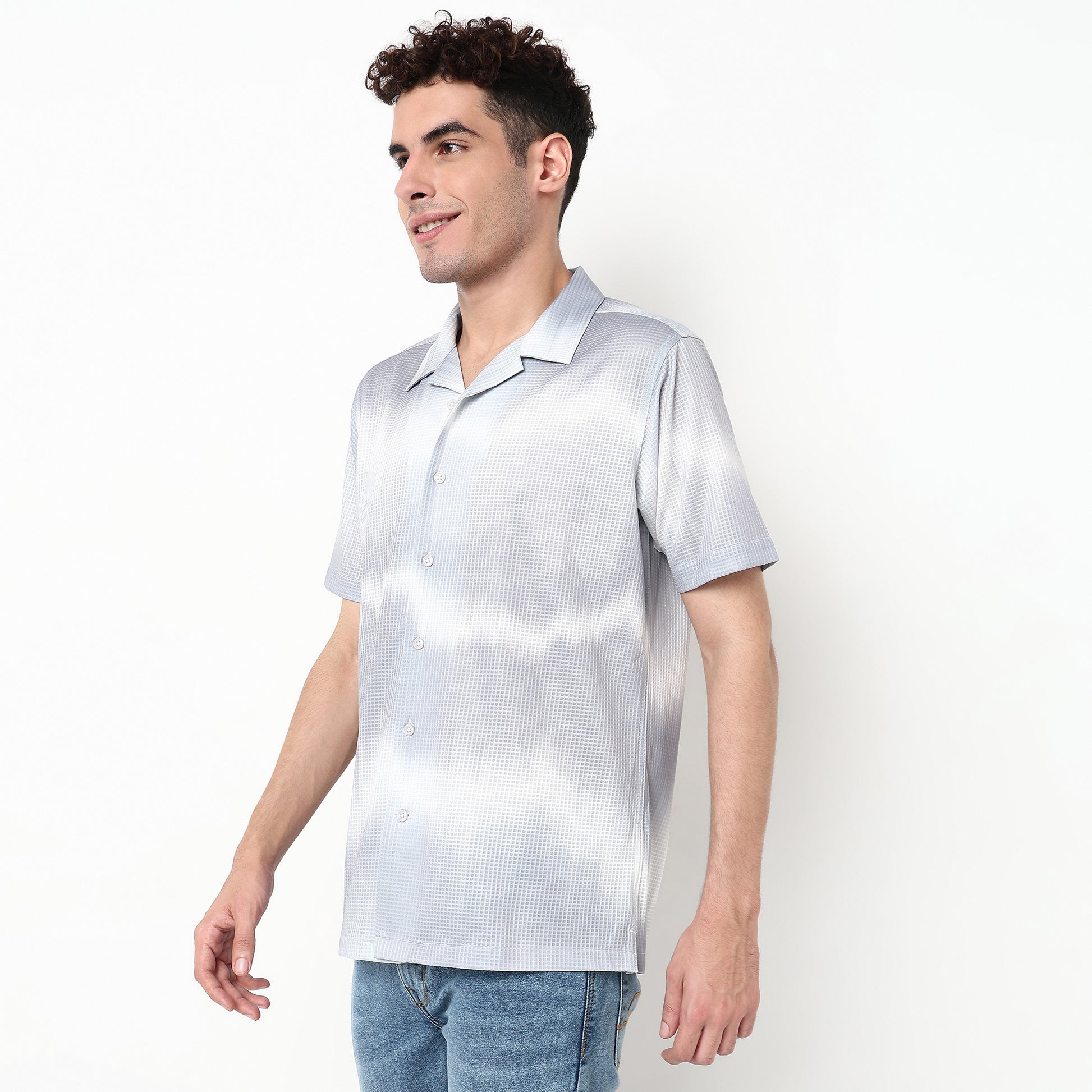 Cotton Fabric Printed Shirt