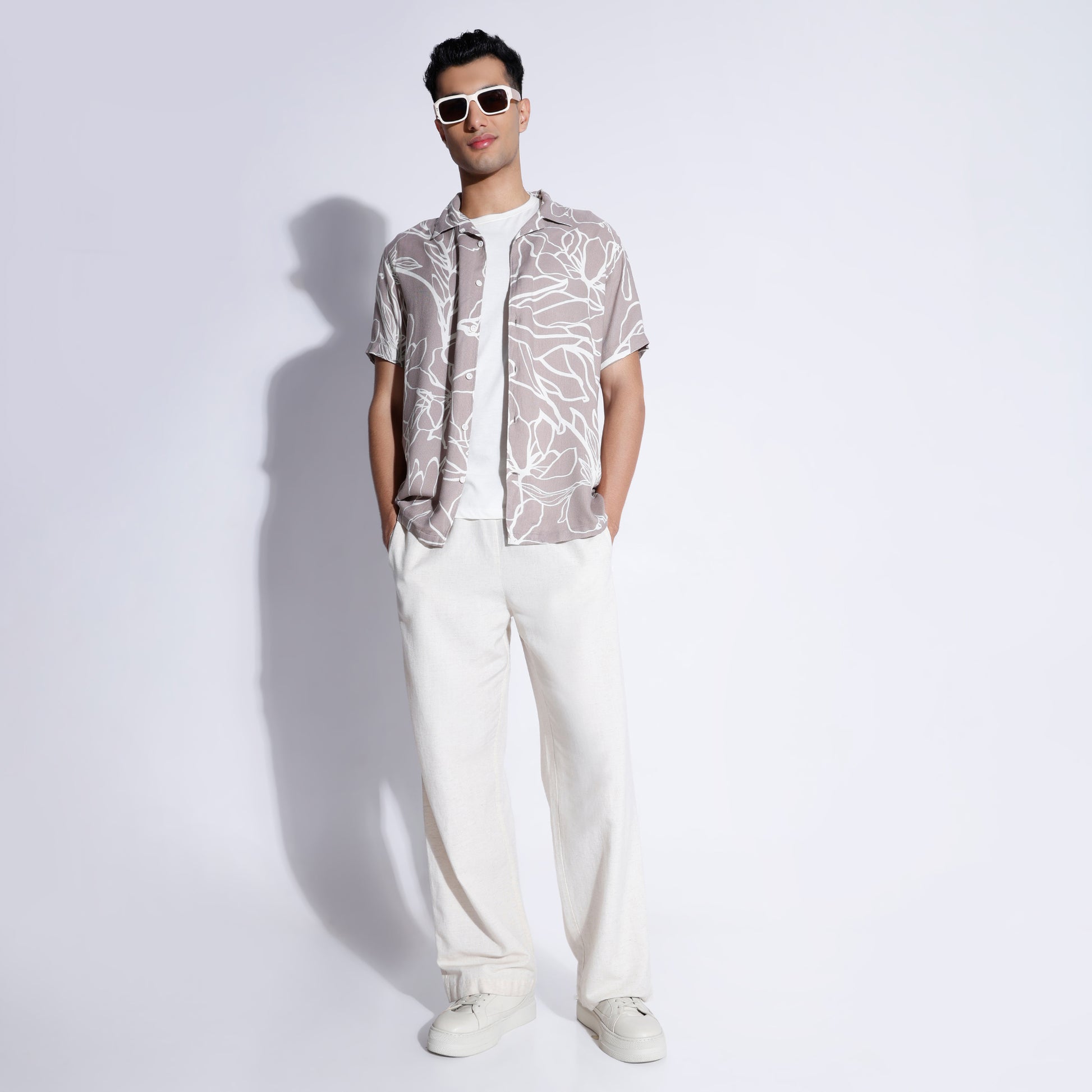 Regular Fit Printed Regular Length Shirt