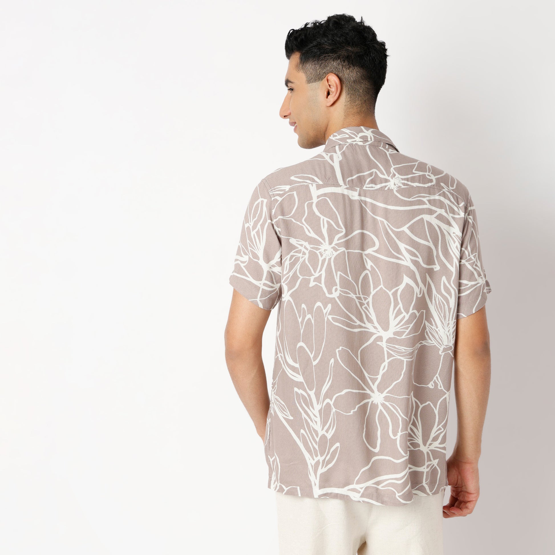 Regular Fit Printed Regular Length Shirt