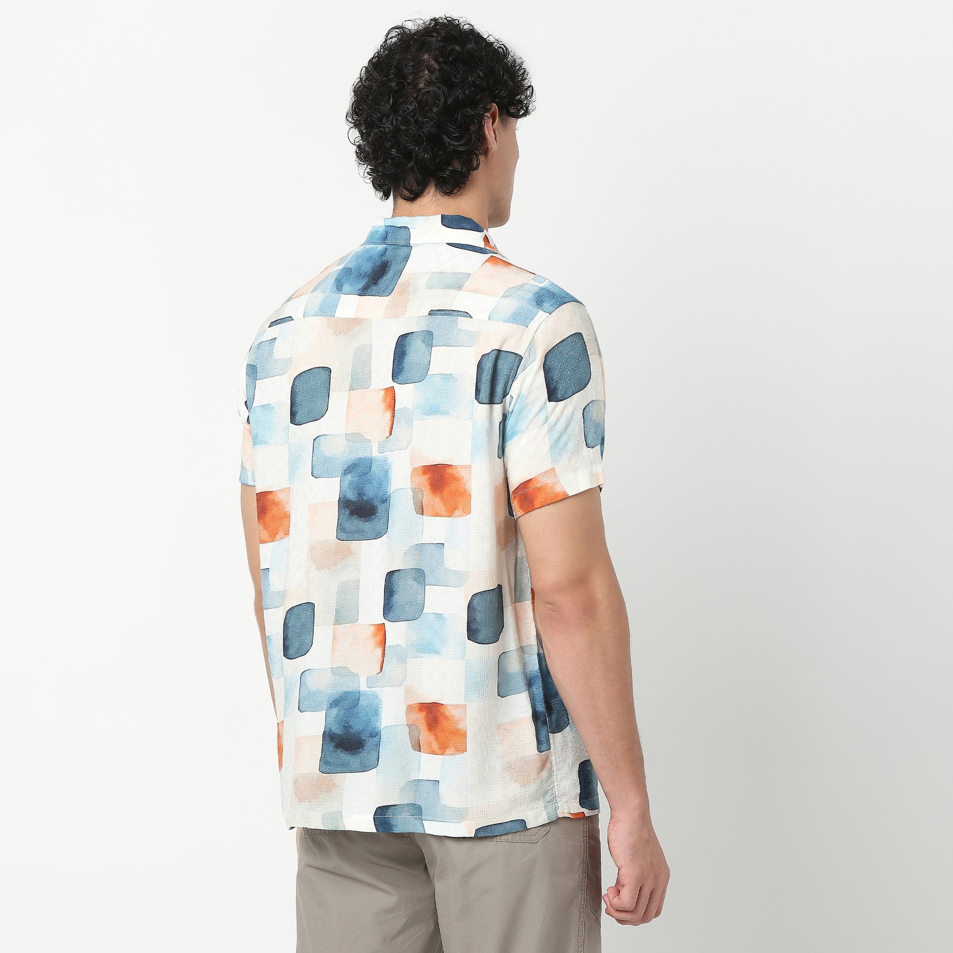 Printed Viscose Cuban Shirt