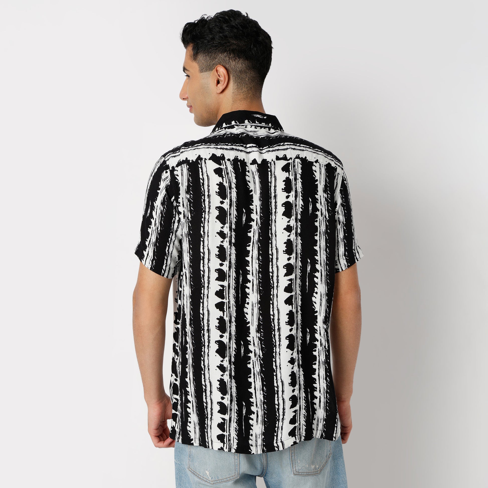 Regular Fit Printed Regular Length Shirt