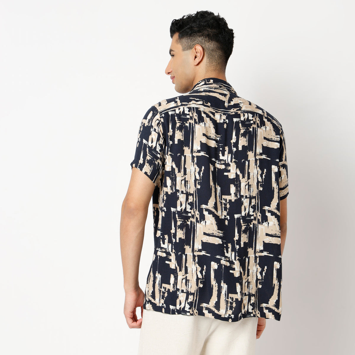 Regular Fit Printed Regular Length Shirt
